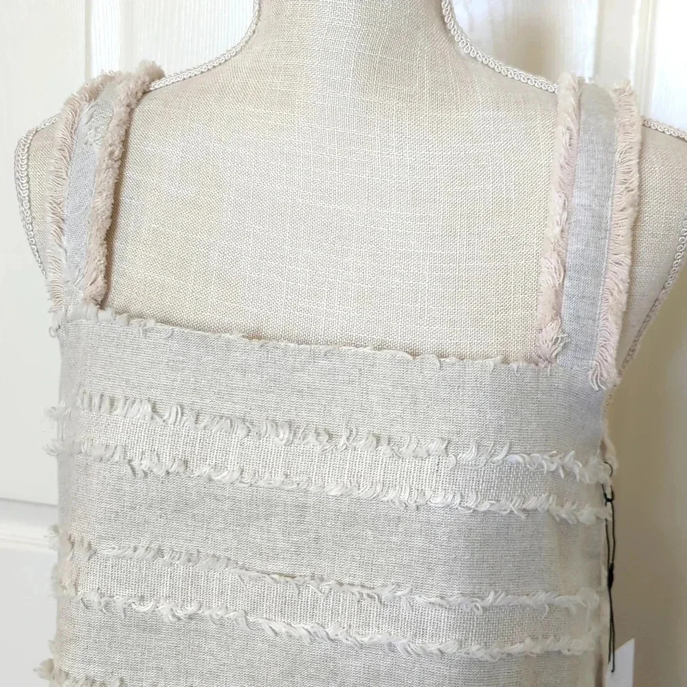 Le Clair De Lune Linen Tank - Picture 3 of 7